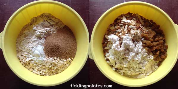 oatmeal breakfast bars recipe step2