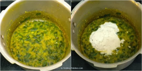 How to make Murungai keerai Poricha Kuzhambu