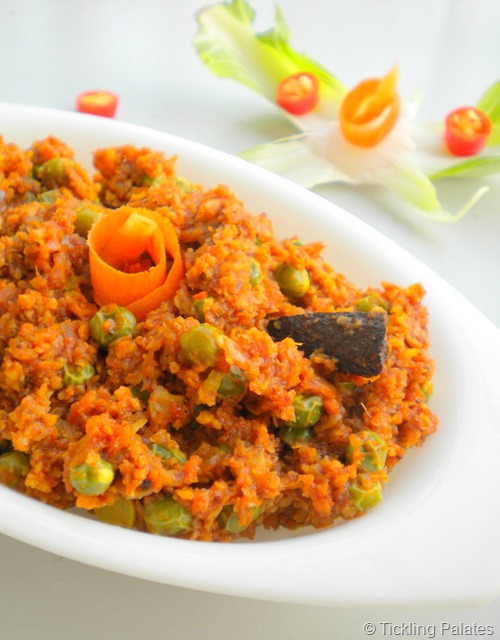 Vegetarian Keema Matar