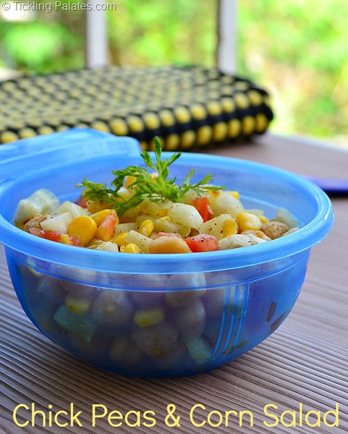 Chickpea Corn Salad Recipe