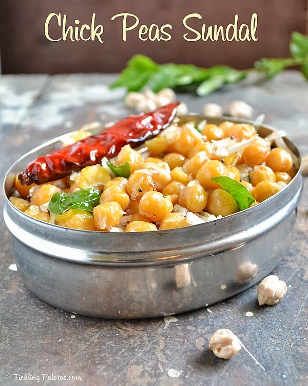 Chana Sundal chickpeas sundal recipe