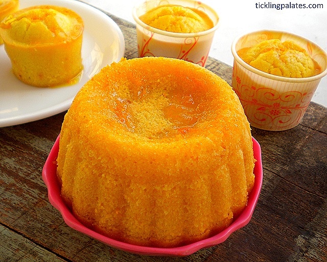 Orange Muffins with Orange Glaze