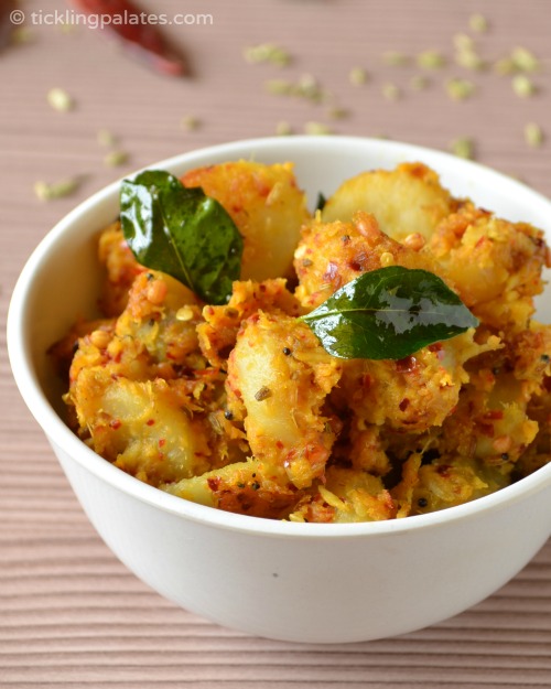 Spicy Sweet Potato Curry | ticklingpalates.com Side dish for Rice