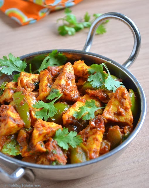 Paneer Capsicum Curry