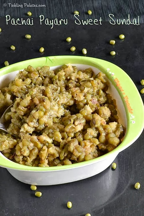 Pachai Payaru Sweet Sundal Recipe