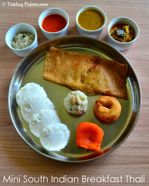 South Indian Breakfast Thali