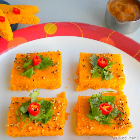 Tomato Dhokla