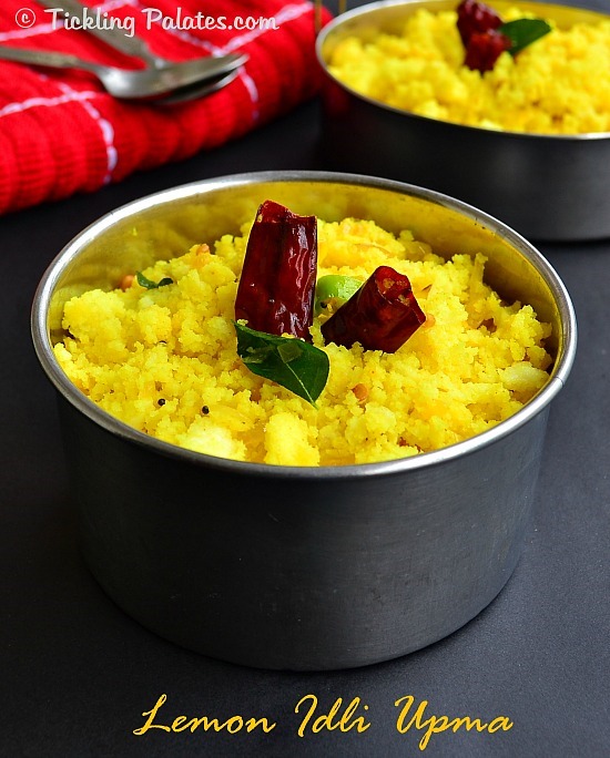 Lemon Idli Upma Recipe