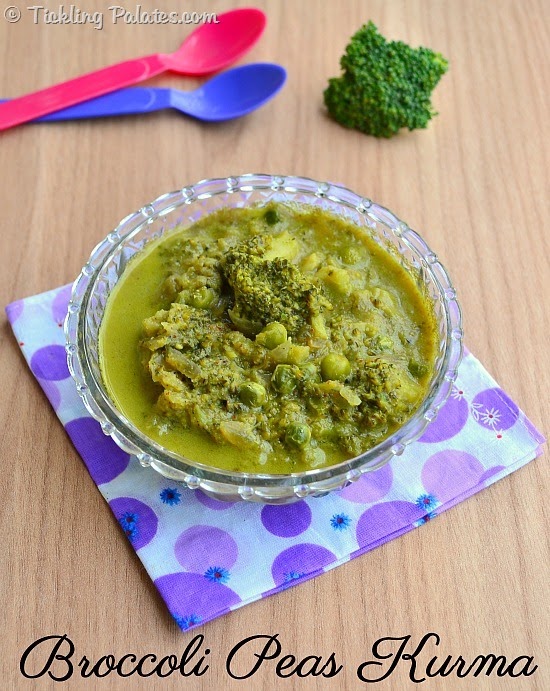 Broccoli and Peas Kurma