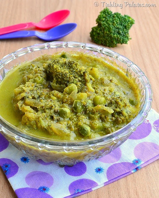 Broccoli Peas Kurma