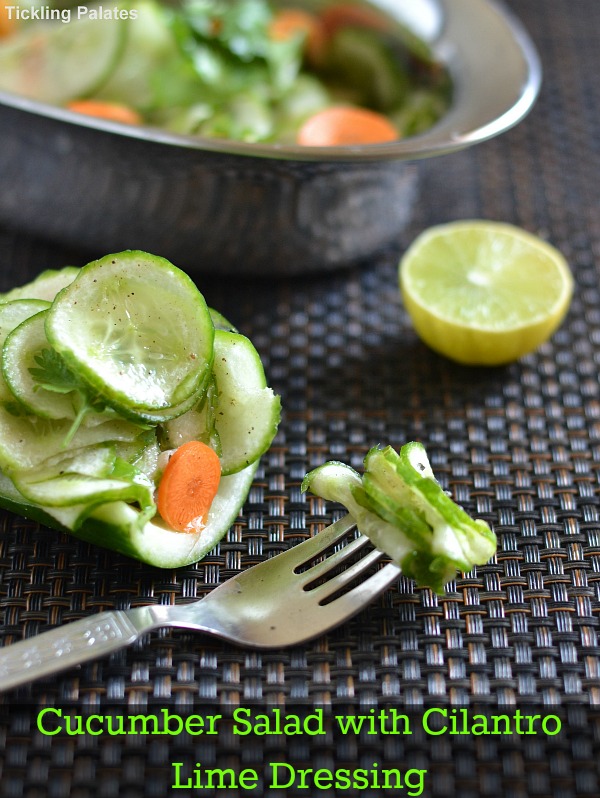 Cucumber Salad With Cilantro Lime Dressing Cucumber Salad With Cilantro Lime Dressing