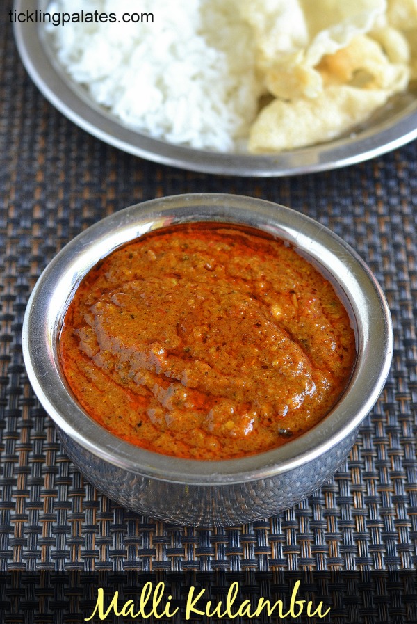 Malli Kuzhambu Recipe