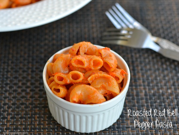 Roasted Red Bell Pepper Pasta Recipe vegan pasta recipes