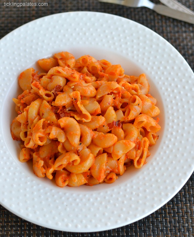 Roasted Red Bell Pepper Pasta Recipe Roasted Red Bell Pepper Pasta Recipe