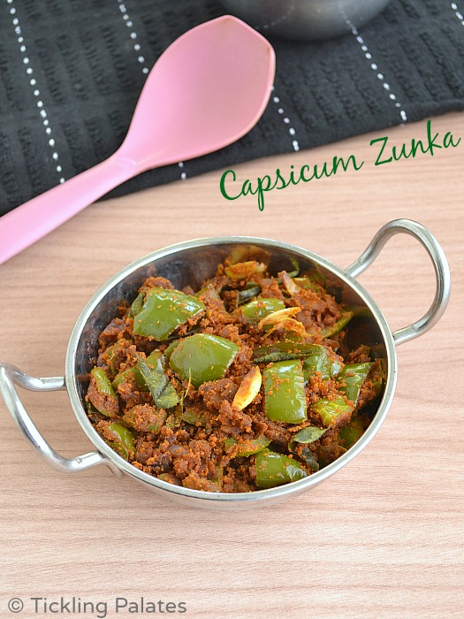 Capsicum Zunka Recipe Capsicum Zunka Recipe