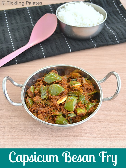 Capsicum Senagapindi Curry Capsicum with Besan