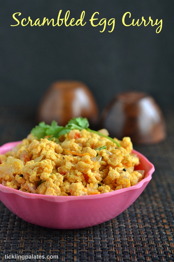 Indian Style Scrambled Egg Curry Egg bhurji