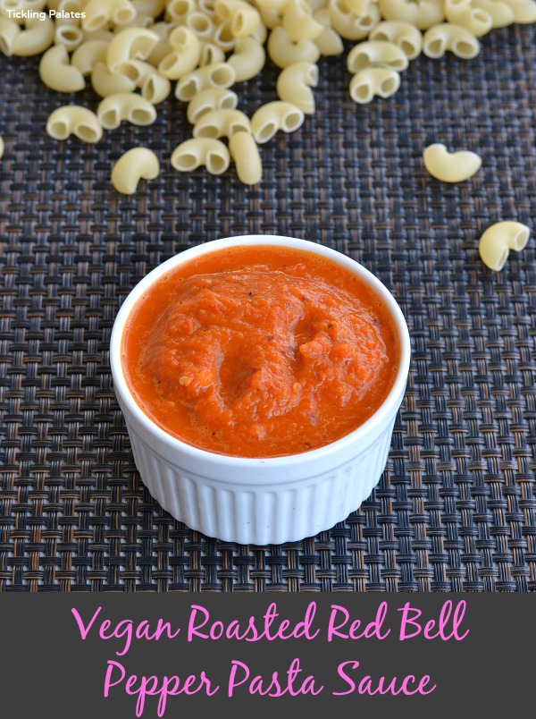 Vegan Roasted Red Bell Pepper Sauce Recipe Vegan Roasted Red Bell Pepper Sauce Recipe