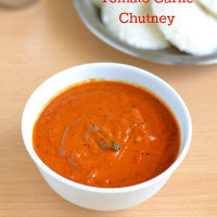 Easy Garlic Tomato Chutney Recipe | Spicy Tomato Kara Chutney | Side Dish For Idli Dosa