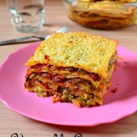 Vegetable Lasagna Recipe With Homemade Lasagna Sheets (Without Pasta Machine)