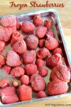 homemade frozen strawberries