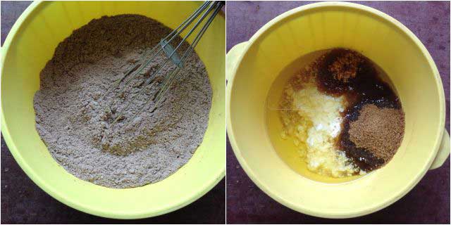 Eggless Double Chocolate Zucchini Bread step-2