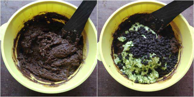 Eggless Double Chocolate Zucchini Bread step-4