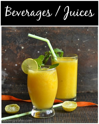 Beverages and fruit juices