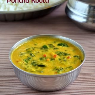 Murungai keerai Poricha kuzhambu recipe