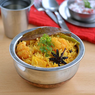 Aloo gobhi pulao recipe