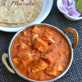 paneer butter masala recipe