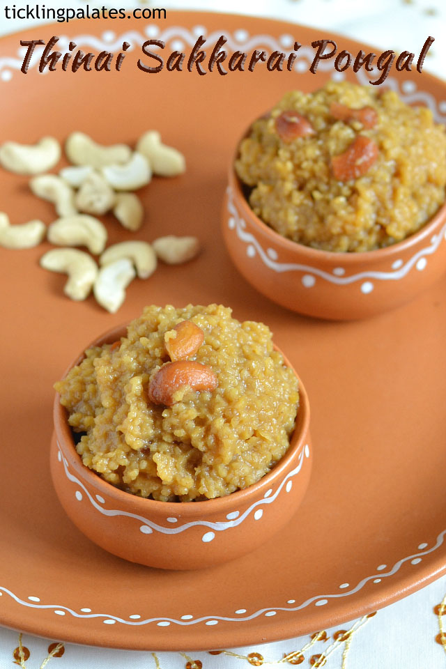 millet sweet pongal
