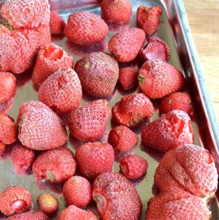 homemade frozen strawberries