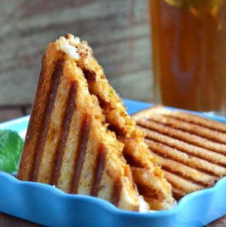 paneer grilled sandwich recipe