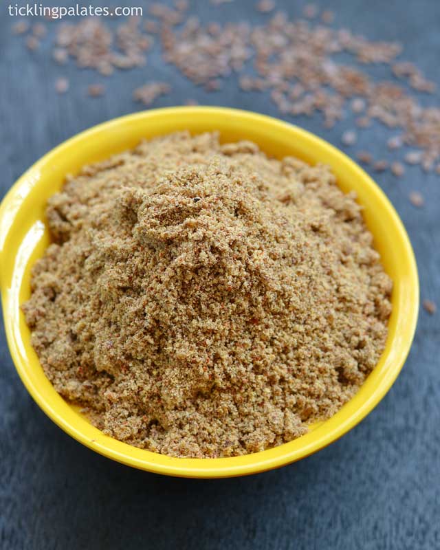 flax seeds podi