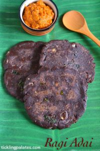 Ragi Adai Recipe – Spicy Finger Millet Adai