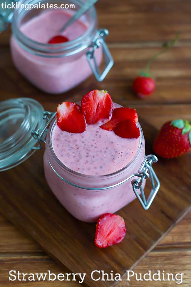 Strawberry Chia Seed Pudding