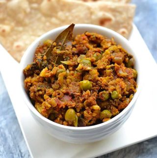 gobi matar keema recipe