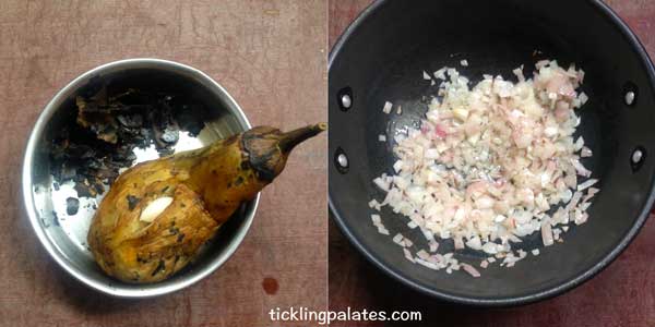 baingan bharta recipe step2