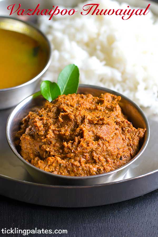 Vazhaipoo Thogayal Recipe – Banana Flower Chutney