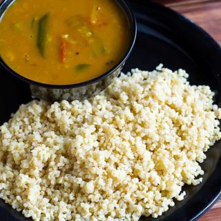 cook millets in pressure cooker