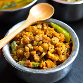 keerai thandu poriyal recipe