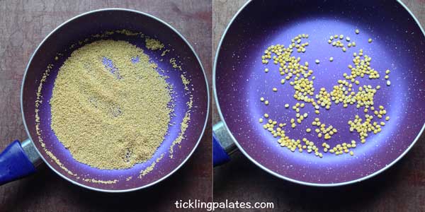 millet khichdi recipe step1