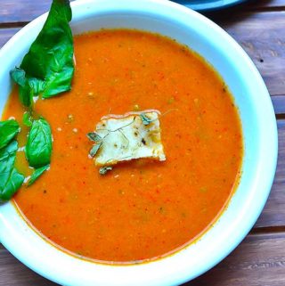 roasted tomato basil soup