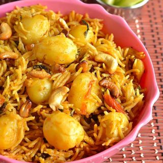 baby potato biryani recipe