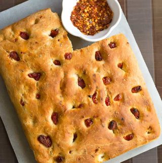 sun dried tomato focaccia bread recipe