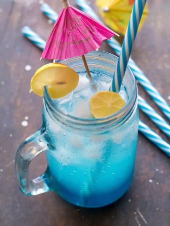 blue curacao mocktail recipe