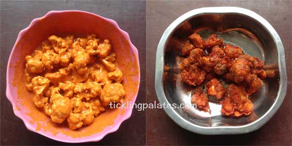 gobi fried rice step1