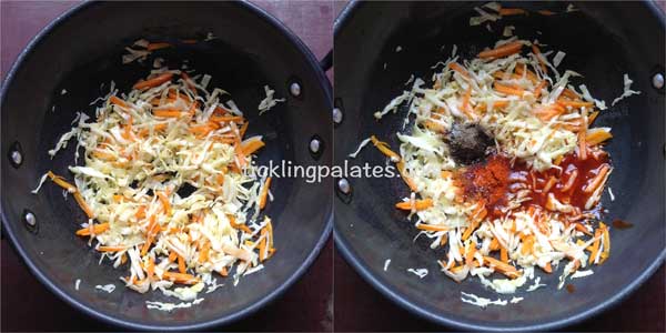 gobi fried rice step2