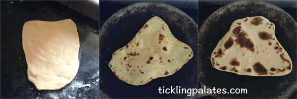 sourdough naan recipe step4